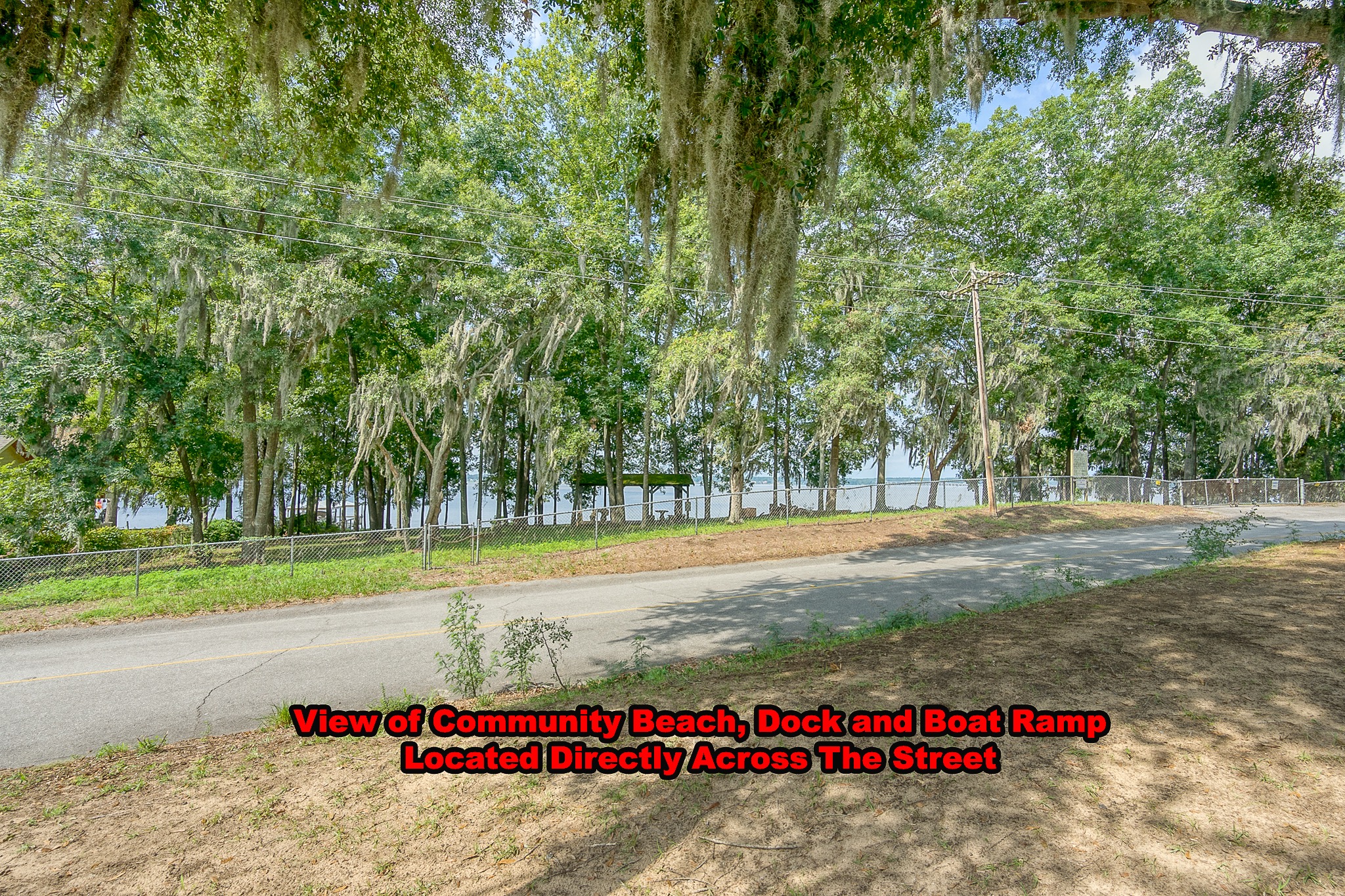 Large yard at 2133 Princess Pond Road